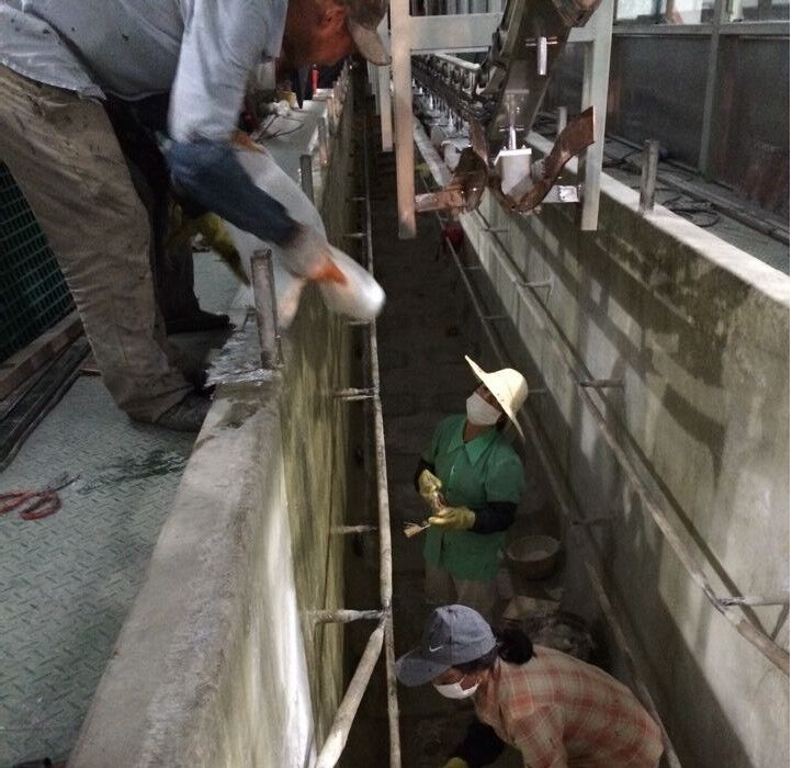 污水池玻璃鋼防腐施工圖